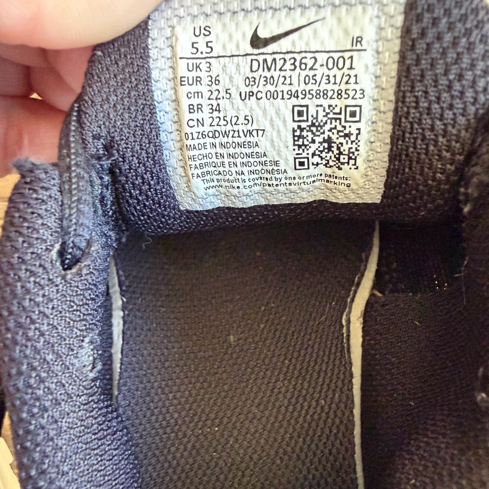 Nike Air Max Plus TN Black and White Sneakers - Picture 7 of 7